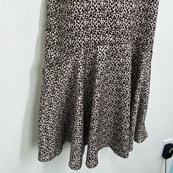 Urban Outfitters - Animals Leopard Print Adjustable Straps Midi Dress Size Small - Picture 5 of 11